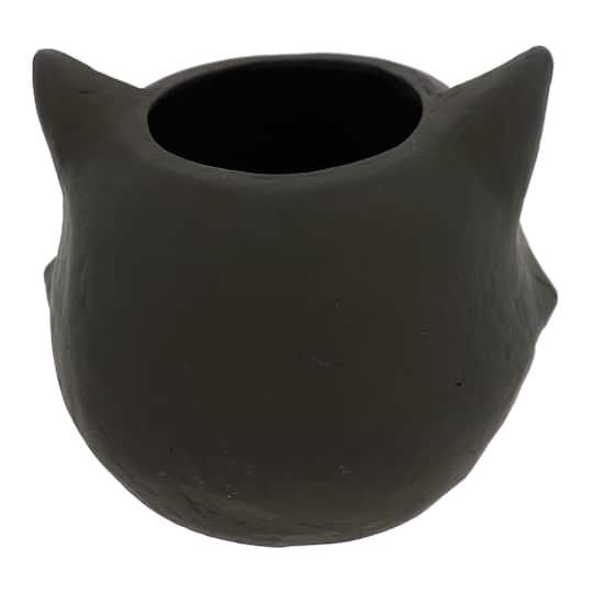 9.5" Black Cat Paper Mache Candy Bowl by Ashland®